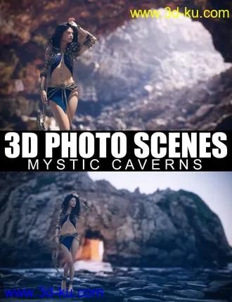3D打印模型3D Photo Scenes - Mystic Caverns的图片