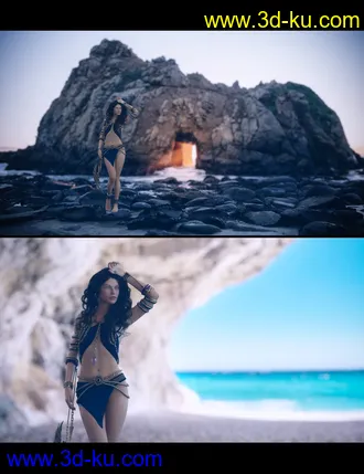 3D打印模型3D Photo Scenes - Mystic Caverns的图片