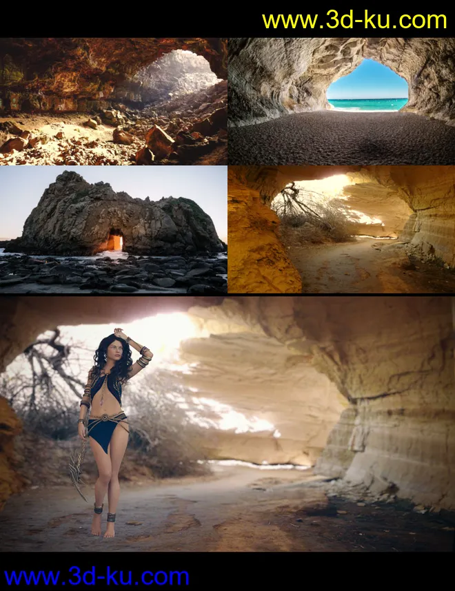 3D Photo Scenes - Mystic Caverns模型的图片8