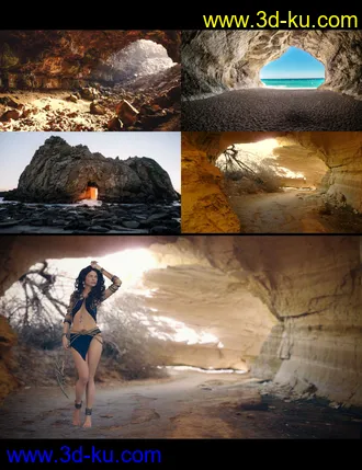 3D打印模型3D Photo Scenes - Mystic Caverns的图片