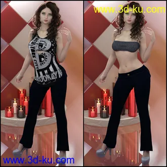 3D打印模型7th Ave - dforce - Taylor for Genesis 8 Females的图片