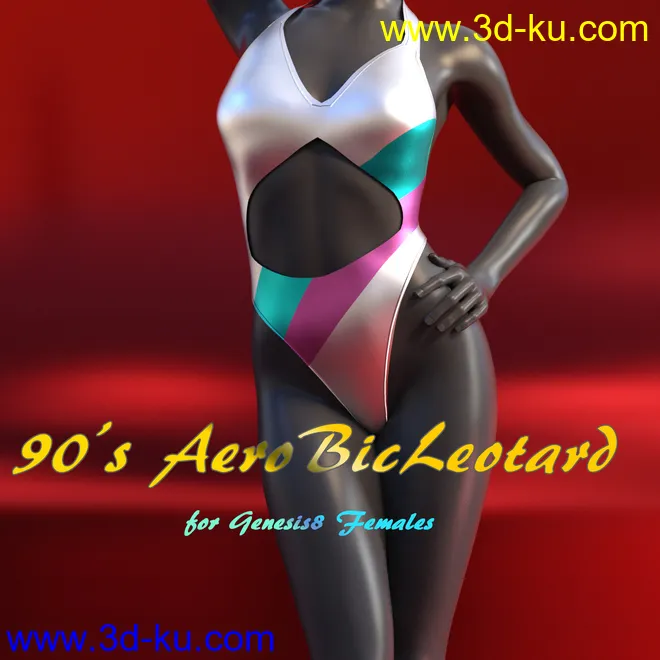 90's AerobicLeotard for Genesis8 Females模型的图片1