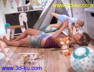 3D打印模型A Mothers Love for Tobyn 8的图片