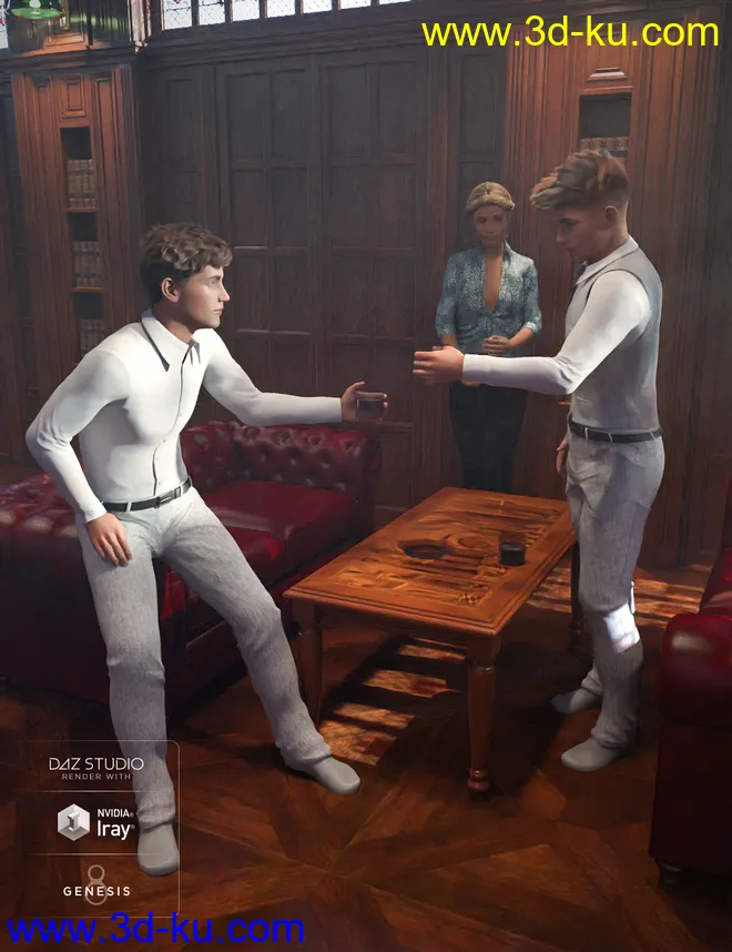 A Refined Evening Poses模型的图片6