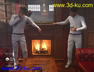 3D打印模型A Refined Evening Poses的图片