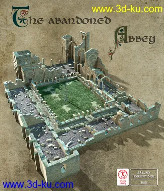 3D打印模型ABANDONED ABBEY的图片