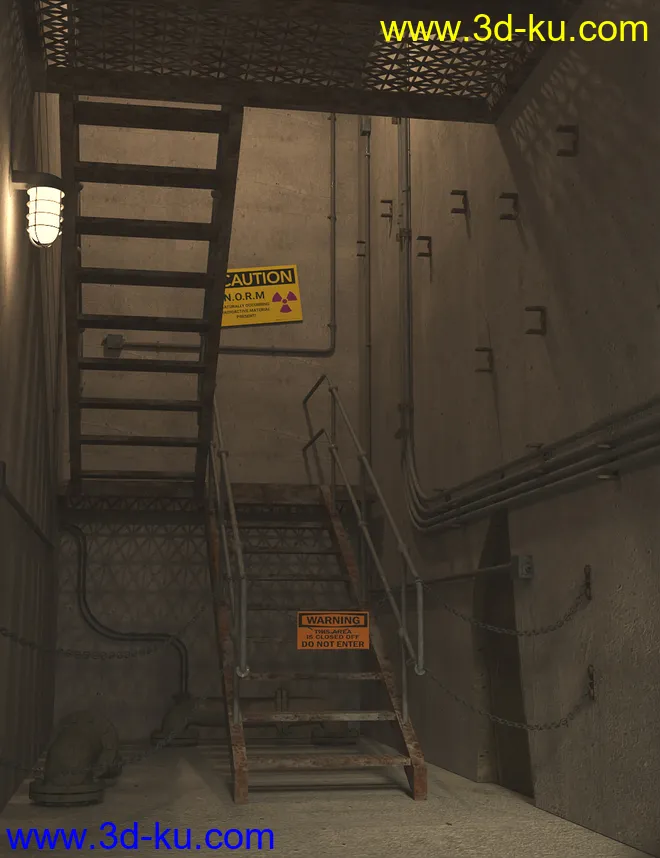 Abandoned Nuclear Facility模型的图片1