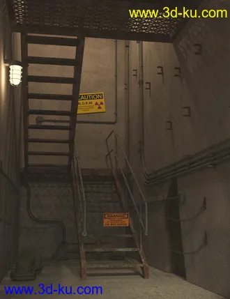 3D打印模型Abandoned Nuclear Facility的图片