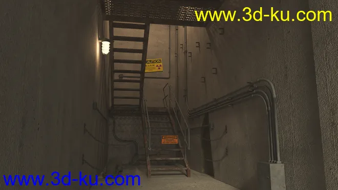 Abandoned Nuclear Facility模型的图片2