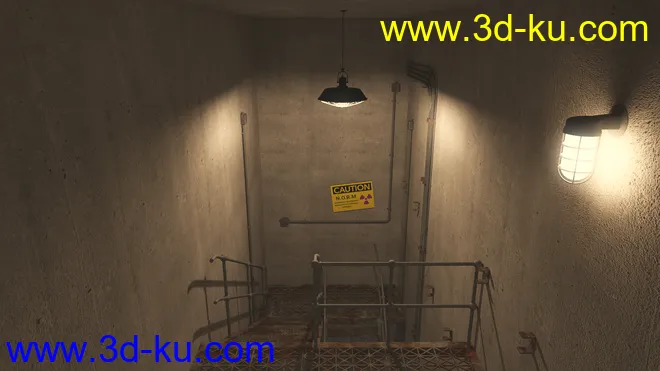 Abandoned Nuclear Facility模型的图片6