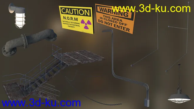 Abandoned Nuclear Facility模型的图片9