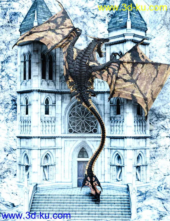 Action Wyvern Poses for HH Wyvern模型的图片1