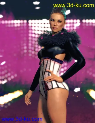 3D打印模型Adda HD for Genesis 8 Female的图片