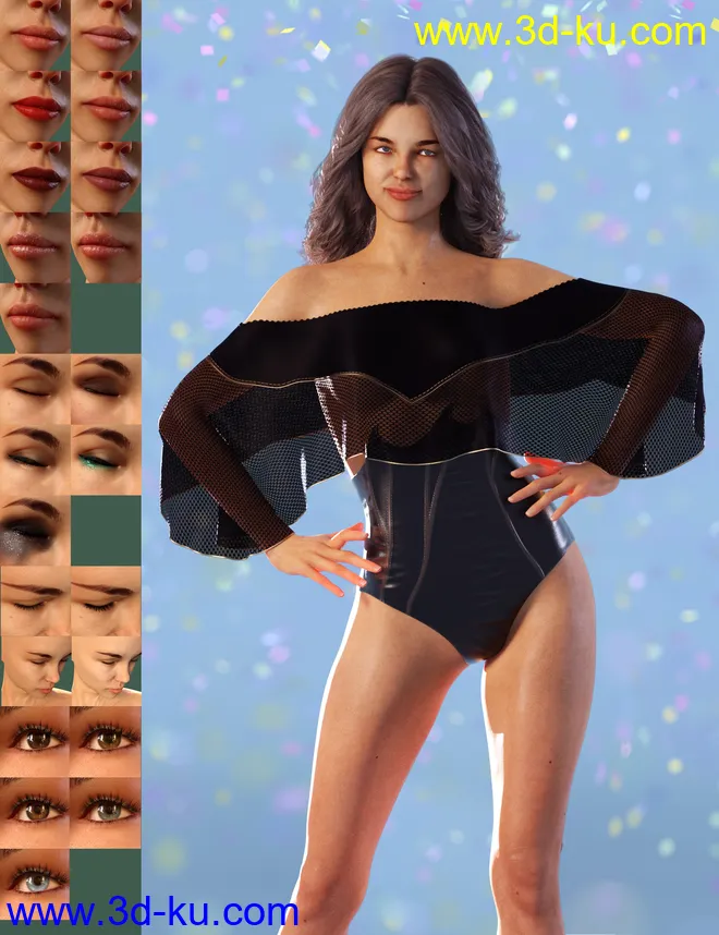 Adda HD for Genesis 8 Female模型的图片11