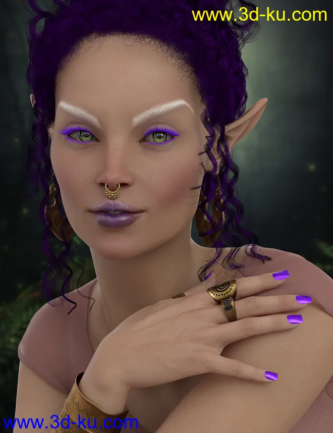 Aella for Genesis 8 Female模型的图片2