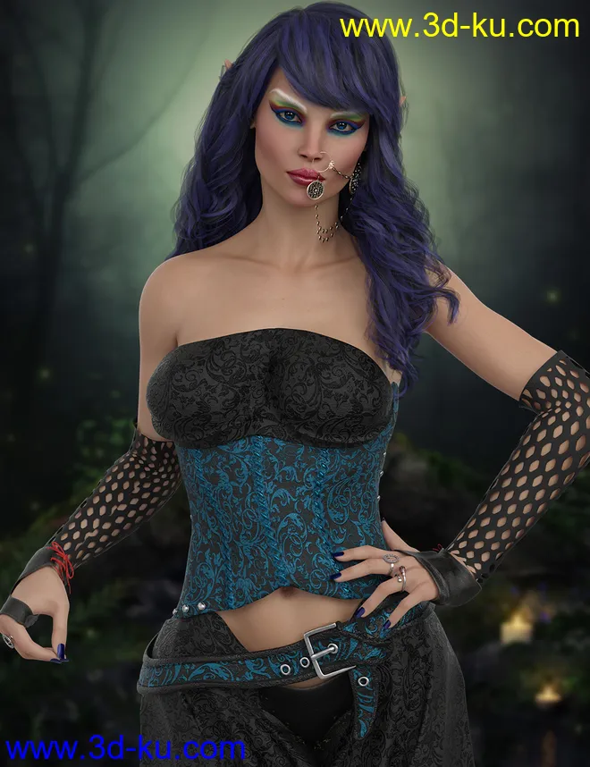 Aella for Genesis 8 Female模型的图片9