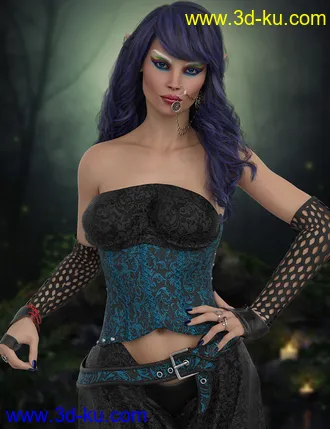 3D打印模型Aella for Genesis 8 Female的图片