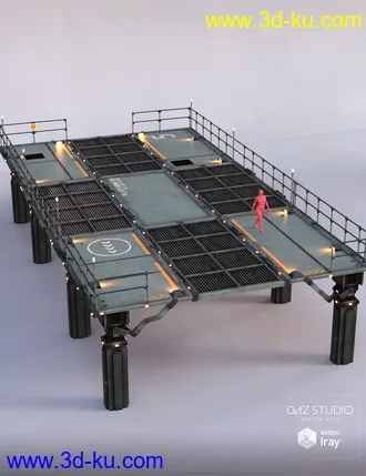 3D打印模型Aeridian Final Battle Modular Arena的图片