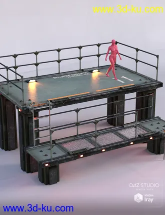3D打印模型Aeridian Final Battle Modular Arena的图片