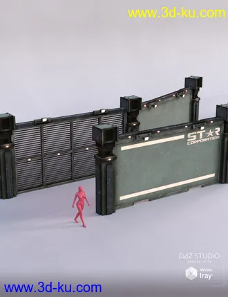 3D打印模型Aeridian Final Battle Modular Arena的图片