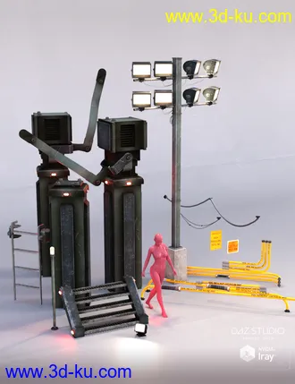 3D打印模型Aeridian Final Battle Modular Arena的图片