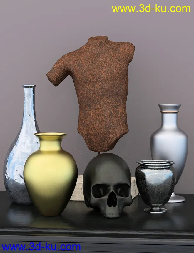 Aged Metals for Iray模型的图片5