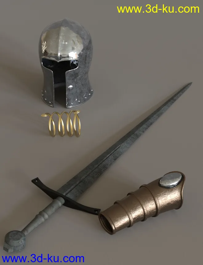 Aged Metals for Iray模型的图片7