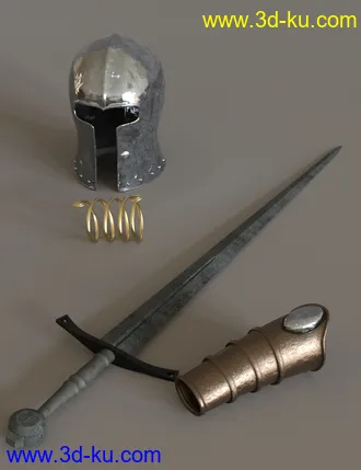 3D打印模型Aged Metals for Iray的图片