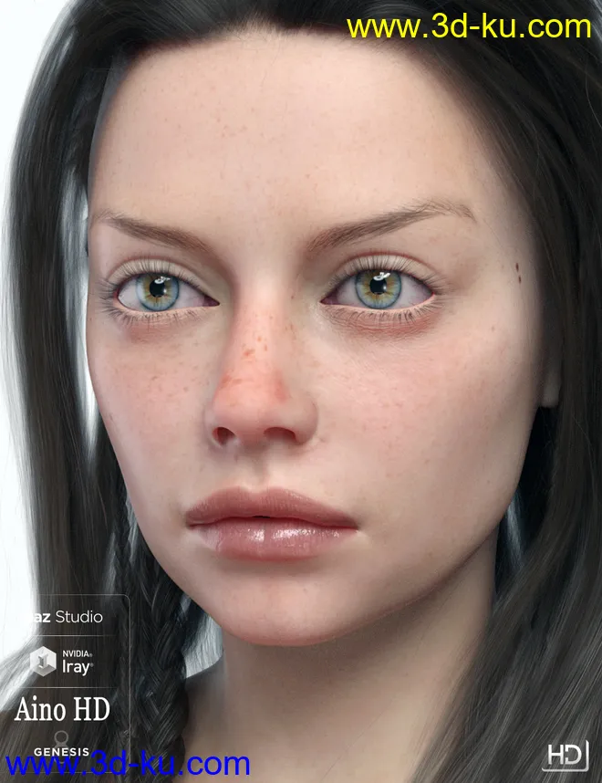 Aino HD For Genesis 8 Female模型的图片4