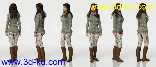 Aino HD For Genesis 8 Female模型的图片6