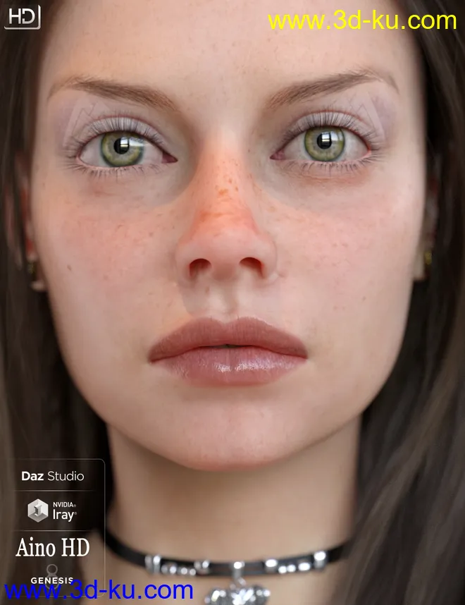 Aino HD For Genesis 8 Female模型的图片8