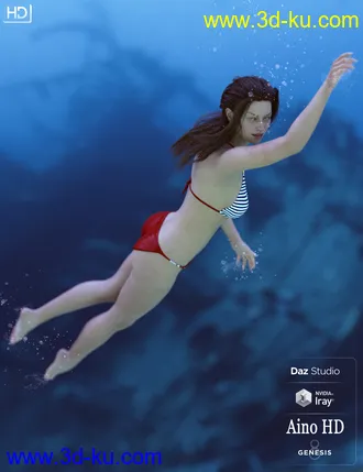 3D打印模型Aino HD For Genesis 8 Female的图片