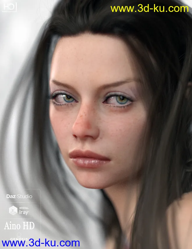 Aino HD For Genesis 8 Female模型的图片10