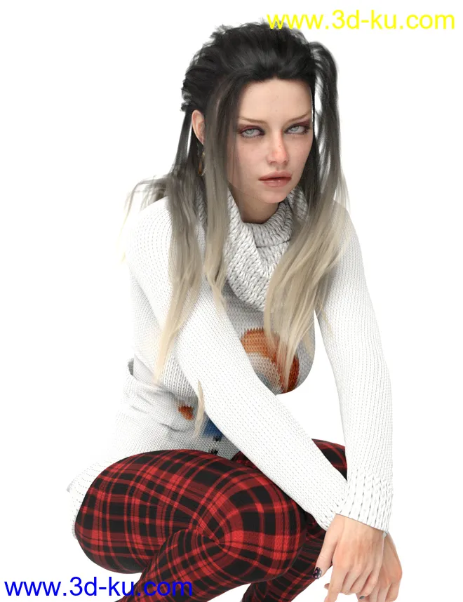 Aino HD For Genesis 8 Female模型的图片16