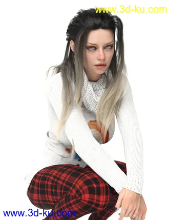 3D打印模型Aino HD For Genesis 8 Female的图片
