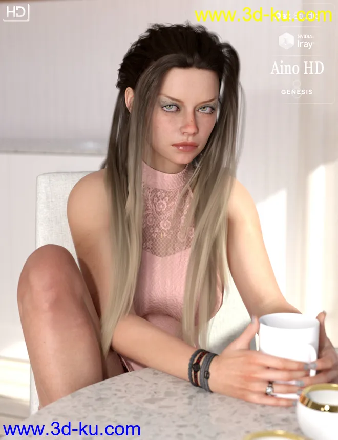 Aino HD For Genesis 8 Female模型的图片17