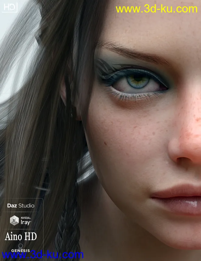 Aino HD For Genesis 8 Female模型的图片18