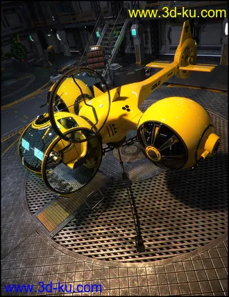 3D打印模型Aircraft Colo Iray的图片