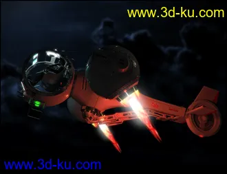 3D打印模型Aircraft Colo Iray的图片