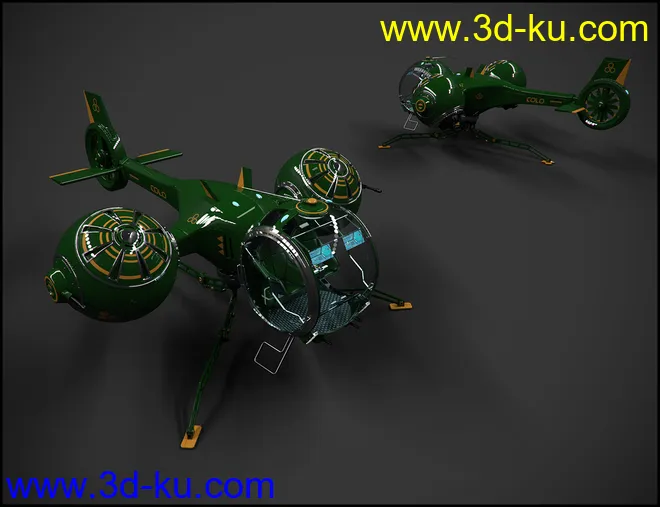 Aircraft Colo Iray模型的图片6