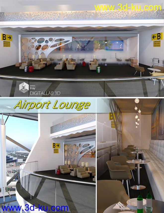 Airport Lounge模型的图片1