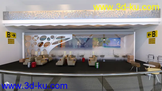Airport Lounge模型的图片4