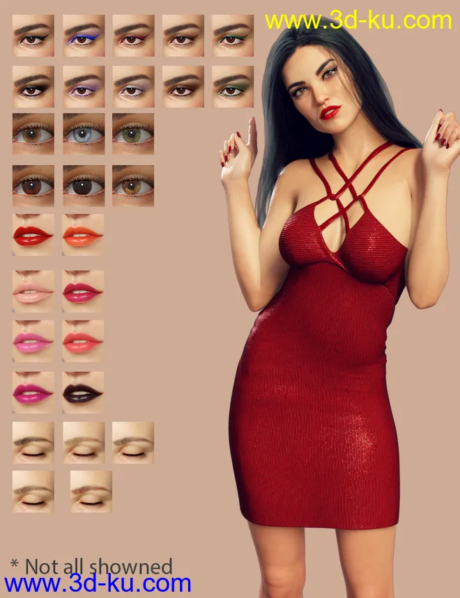 Aiya HD for Genesis 8 Female模型的图片4