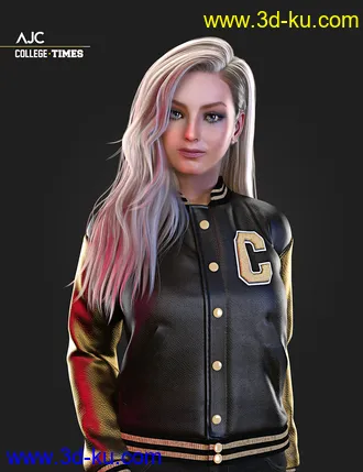3D打印模型AJC College Times Outfit for Genesis 8 Female(s)的图片
