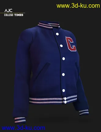 AJC College Times Outfit for Genesis 8 Female(s)模型的图片8