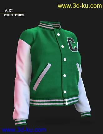 AJC College Times Outfit for Genesis 8 Female(s)模型的图片11