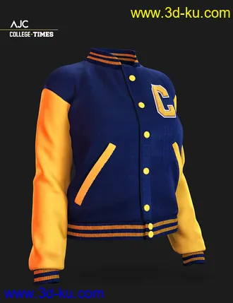 AJC College Times Outfit for Genesis 8 Female(s)模型的图片13