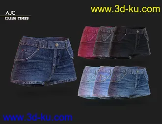 3D打印模型AJC College Times Outfit for Genesis 8 Female(s)的图片