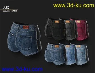 3D打印模型AJC College Times Outfit for Genesis 8 Female(s)的图片