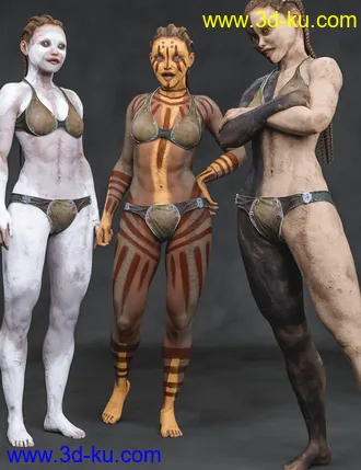 3D打印模型Aki Bodypaints Vol 1 for Genesis 8 Female(s)的图片